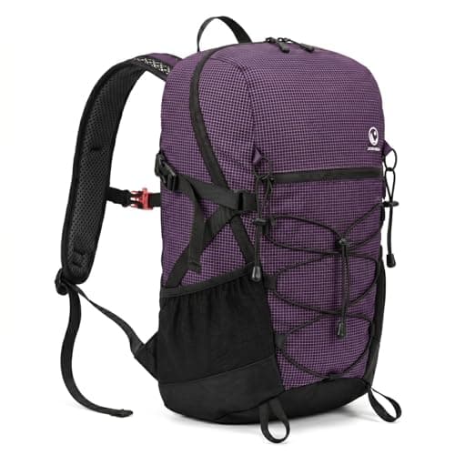 XENLYN GEAR Travel Backpack for Men Women, 20L Lightweight Hiking Backpack Waterproof Daypack, Durable Outdoor Rucksack for Trekking, Camping, Flying & Commuting - Breathable Ventilation System