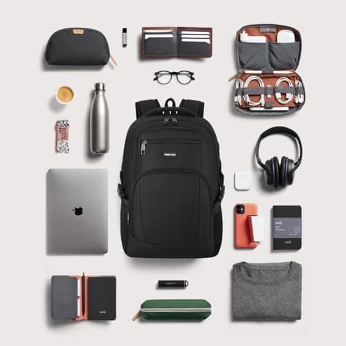 YAMTION School Bag, Laptop Backpack, Rucksack for Men, Backpack Mens, Laptop Rucksack for Men Women School College Business, Fits 15.6 Inch — view 6