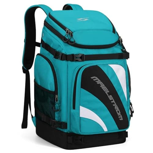 Maelstrom Ski Boot Bag,55L Large Ski Boots Travel Backpack for Men Women,Waterproof Snowboard Boot Bag for Travel Stores Gear Including Ski Helmet, Goggles, Gloves, Skis & Accessories