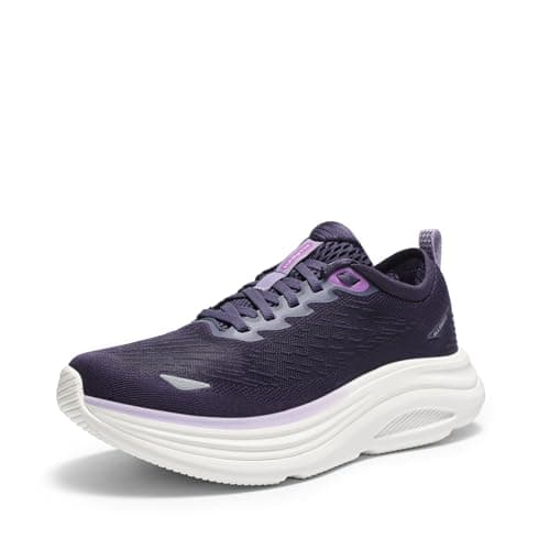 ALLSWIFIT Women's Walking Shoes Running Tennis Sneakers,Dark Purple,5