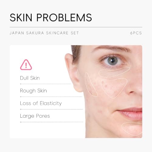 LAIKOU Sakura Skincare Set for Teenage Girls, 6Pcs Skin Care Sets & Kits — view 5