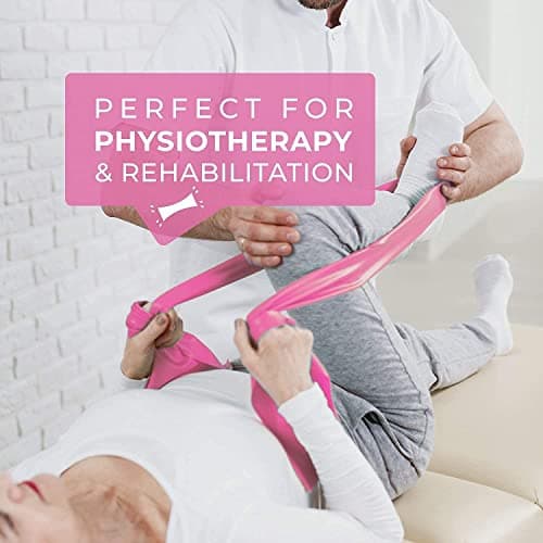 Coresteady Resistance Band For Men & Women - Exercise Band to Build Strength, Flexibility, Muscle & Tone - For Fitness, Stretching, Pilates, Physio & Yoga - With Exercise e-Guide — view 6