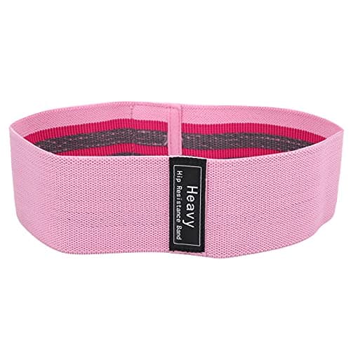 Yechiry Fabric Resistance Bands for Women, 3 Pack (Rose Red) — view 6