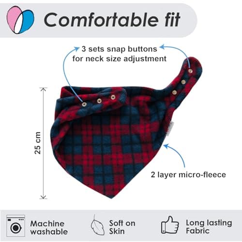 Lovjoy Baby/Toddler/Kids Warm Thermal Fleece Winter Scarf/Snood - Soft & Cozy Neck Warmer - Many Colours - Suitable for Children all Ages — view 3
