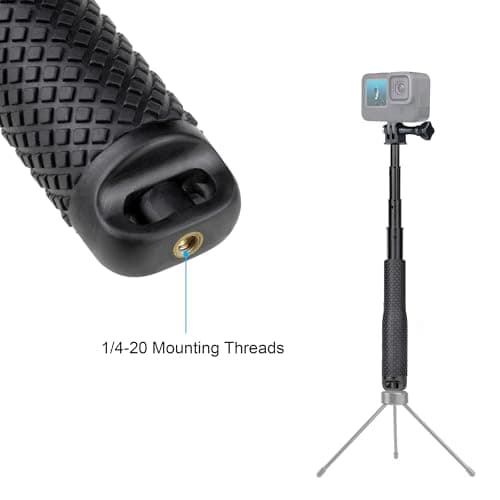 SOONSUN Waterproof Selfie Stick, Short Extension Pole for GoPro Cameras — view 4