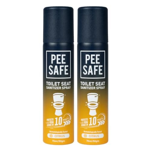 Pee Safe Toilet Seat Spray, Citrus, 75 ml, Pack of 2