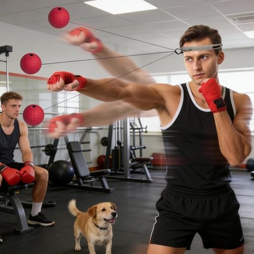 Boxing Training Reflex Ball Punching Speed Reaction — view 2