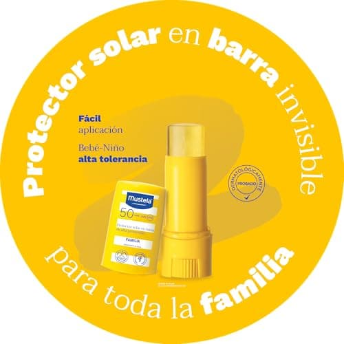 Mustela - High Protection Sun Stick Spf 50 - Safe For The Entire Family From Birth On - Sunblock With Avocado Oil and Vitamin E - Body and Face Spf Against UVA and UVB Rays - Fragance-Free 9ML — view 2