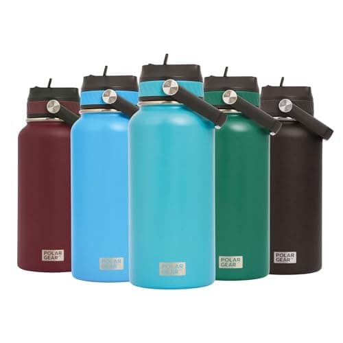 Polar Gear Insulated Water Bottle with Flip Straw - 800ml Teal — view 2