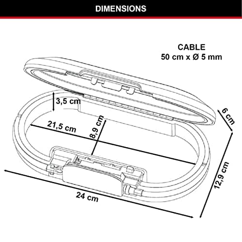 Master Lock Mini Travel Safe with Cable - 5900EURD — view 6