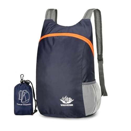 Taiyyi Ultralight Foldable Backpack,Water Resistant Hiking Daypacks(A)