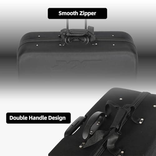Ejoyous Folding Bike Travel Case, EVA Hard Shell, Lightweight Storage Box, Easy Packing, Ideal for Folding bicycl and Travel (E2521) — view 3
