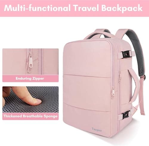Taygeer for New Easyjet Cabin Bag 45x36x20 Underseat, Travel Backpack Women — view 6