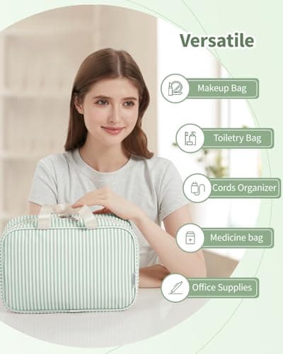 Narwey Large Toiletry Bags for Women,Travel Wash Bag Women for Toiletries — view 6