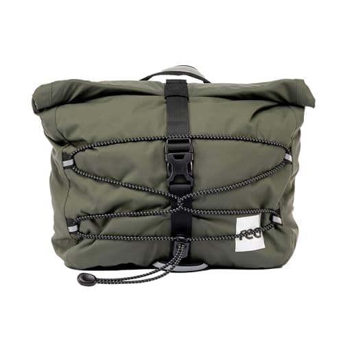 Red Original Unisex PFC-Free Waterproof Cross Body Bag - Lightweight, 100% Recycled Fabric, Practical Storage for all Weather, Walking, Boating, Cycling, Hiking, Camping, Beach (Olive Green, 7L)