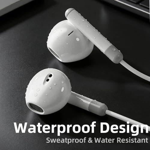 Bxlive Wired Headphones In-Ear Earphones 3.5mm Jack Earbuds Headset 2 Pcs — view 5