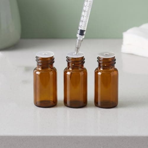 Zerodeko 150pcs Press-In Medicine Bottle Adapter Plug - 4.4mm Plastic Glass Bottles Stopper - Leakproof Dosing Adapter for Hospitals, Clinics — view 5
