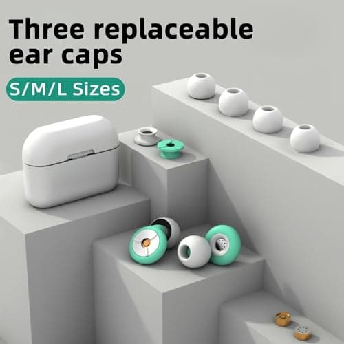 eyYvxmep Ear Plugs for Sleeping Noise Reduction, Reusable Earplugs Noise Cancelling for Hearing Protection-Perfect for Sleep — view 3
