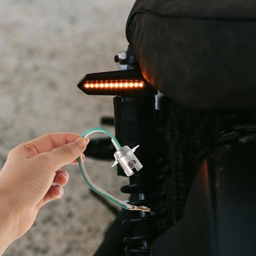 2pcs Motorcycle LED Light Socket Iron Rubber Plastic Silver Holder — view 4