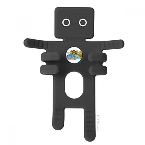 DIYthinker Sinapore Flavor Safari Museum Cathedral Black Phone Mount Car Dashboard Holder For Cell Phone Gift