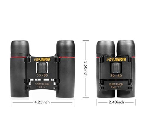 DFlamepower Mini Binoculars 30x60 Compact Folding Telescope with Waterproof for Adults/Birdwatching/Travelling/Sightseeing/Hunting/Outdoor birding — view 5