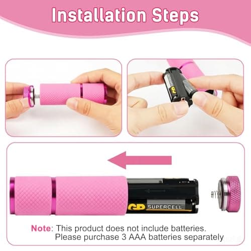 2 Pack Small Torch, Mini Kids Torch With 9 Leds, Kids Torches For Boys Girls With Lanyard, Pocket Torch Led Super Bright(Battery Not Included)Glow In Dark Pocket Torch For Camping,Outdoor Adventure — view 5
