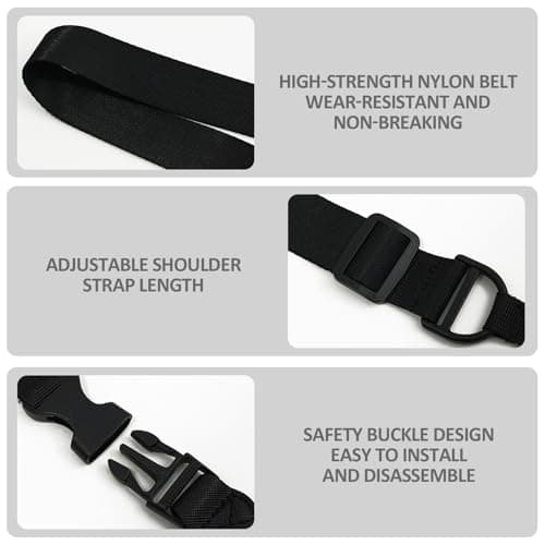 Adjustable Detachable Shoulder Strap Universal Replacement Carrying Strap — view 3