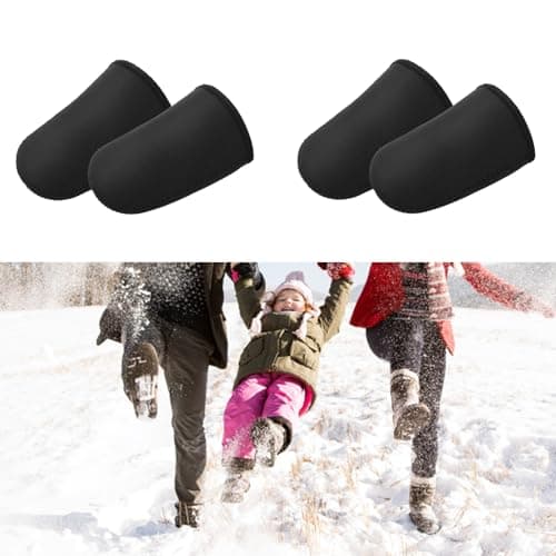2 Pairs Toe Warmers, Neoprene Thermal Toe Warmers Sleeves, Toe Topper Liner for Warming Feet, Hunting, Cycling, Running, Hiking for Women Men (M Size) — view 6
