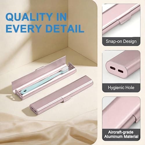 TRKRVAK Aluminum Toothbrush Travel Case — view 4