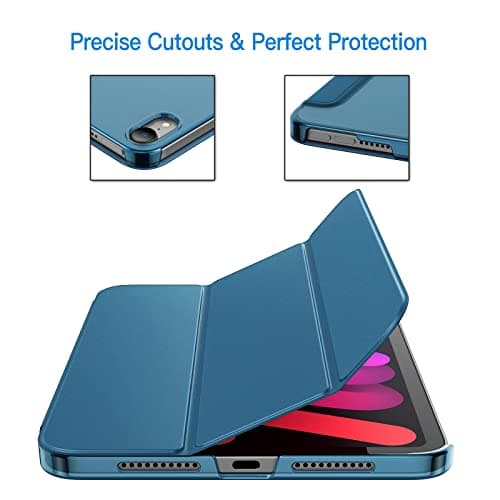 JETech Case for iPad mini A17 Pro/6th Gen (2024/2021), Teal — view 3