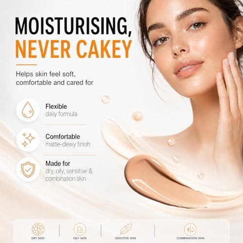 Tinted Moisturiser with Spf 50 - Tinted Sunscreen for Face - Natural Tone Sunscreen - Lightweight Non-greasy Sheer Coverage Face Cream - Travel Size Skin Tint for Daily Makeup Even Skin Tone — view 4