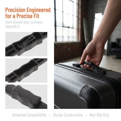 CAXUSD Replacement Luggage Handle Button 72mm Plastic Repair for Suitcase — view 3