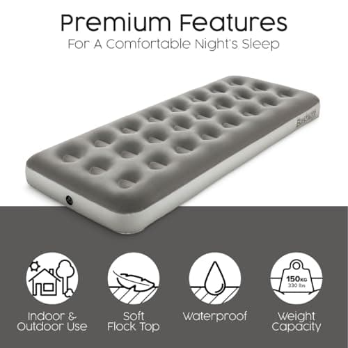 Bestway Premium Camping Single Airbed with Cordless Battery Pump — view 4