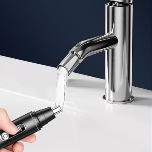 Electric Nose Ear Hair Trimmer Precision Safe Grooming ABS Electric Nose Ear Trimmer Compact Lightweight Design Travel Electric Nose Ear Trimmer Portable Cordless Use Electric Nose Ear Hair Trimmer — view 4