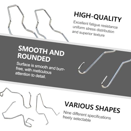 9PCS Headlight Bulb Retaining Clip Set Universal Car Spring Clips — view 3