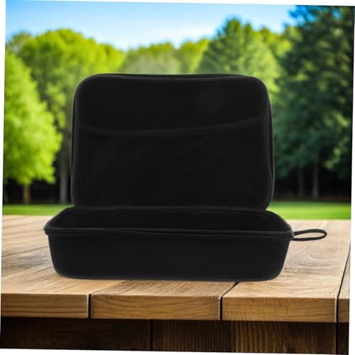 Gatuida Cable Organizer Bag for Travel and Gym Portable USB Adapter and Charging Cable Storage Case Water Resistant Headset and Earphone Carrying Pouch for Everyday Use Black — view 5