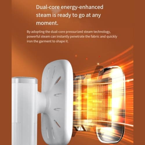 for mini Travel for Clothes Steamer 180° Rotatable Head for(white) — view 4