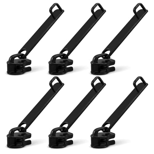 Shimmeroo 6PCS Replacement Zipper Pulls, No.8 Luggage Zipper Pull