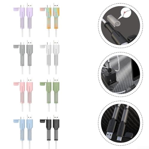 Silicone USB C Cable Protector Anti-Breaking Design Charging Wire Guard Cord Saver Sleeve Compatible with Type-C Devices Smartphones Tablets Laptops(Camouflage) — view 3