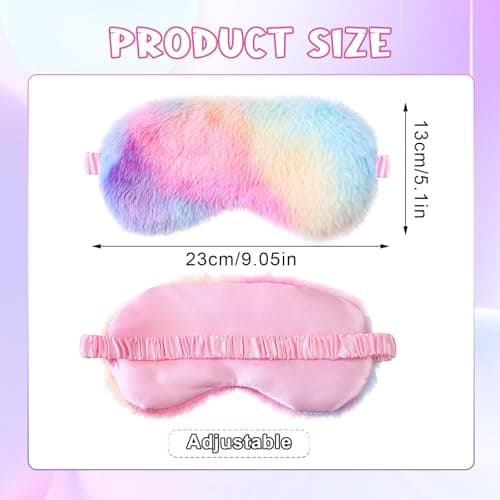 Heyu-Lotus 6 PCS Kids Eye Masks for Sleeping Plush Kids Sleep Mask — view 2