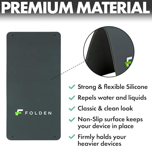 Airplane Phone Holder - Foldable Plane Phone Stand for Travel - Flexible Mobile Stand for Desk & Bed - Flight Mobile Holder Desk - Accessories Travel Essentials For Flying (Silicone) — view 6