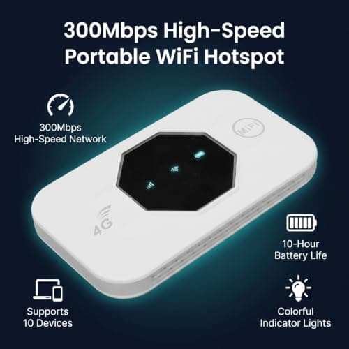 Cuifati Portable Wifi Hotspot 300Mbps 4G LTE Mobile Router — view 2