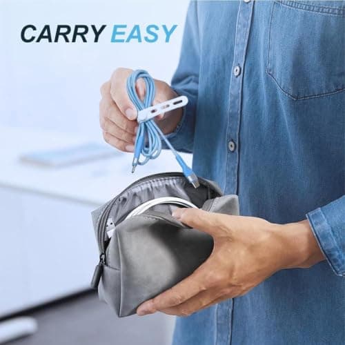 Silicone Cable Tie with Ease, Reliable Cord Management — view 6