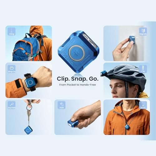 Sofirn SE1 Mini Keychain Flashlight, 300 Lumens EDC Flashlight with UV Light, RGB Ring, Magnet & USB-C, Rechargeable CNC Metal Body for Everyday Carry, Emergency, Camping & Outdoor — view 3