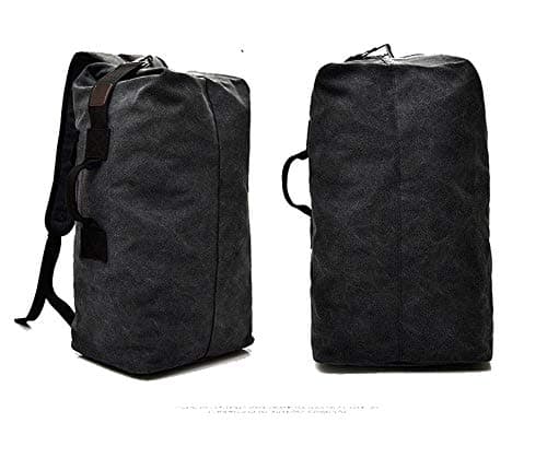 GYDEHUTJ Large Capacity Travel Climbing Bag Tactical Military Duffel Bag Top Load Double Strap Canvas Backpack — view 2