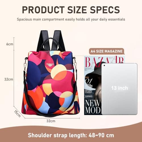 shepretty Women's Backpacks Anti-Theft Rucksack Shoulder Bags,8864-g — view 3