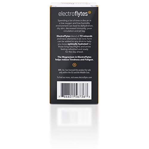 ElectroFlytes | Rehydrate While Flying | Electrolyte Drops | Hydration Drops |Trace Mineral Drops | Recovery | Travel Size Electrolytes | Yellow 25ml Bottle — view 3