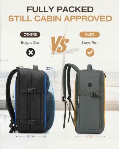 Hayayu for Ryanair Cabin Bags 40x30x20 Underseat — view 3