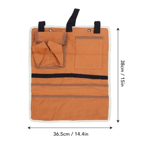 GOWENIC Camping Hanging Storage Bag Canvas Organizer for Tent — view 2