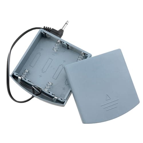 zutisay Emergency External Backup Battery Box Safe Box External Power Box Biometric Safe External Battery Pack for Power Supply Safes and Key Safes, etc. (6V 3.5 Head) 1PCS — view 3